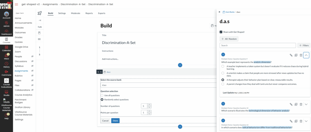 Set Phase Example - Discrimination Condition