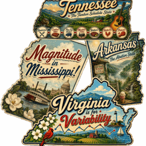 Collectible State Stickers and Magnets